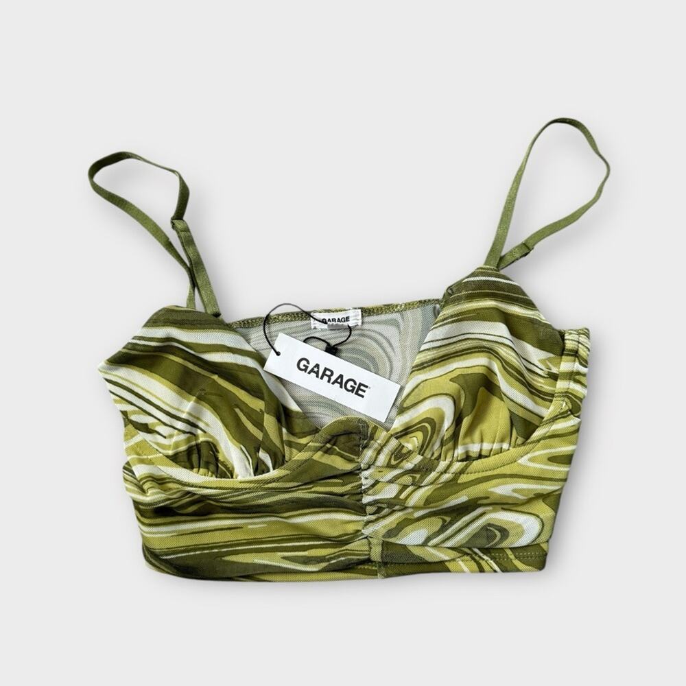 NEW Garage retro cropped bralette style top